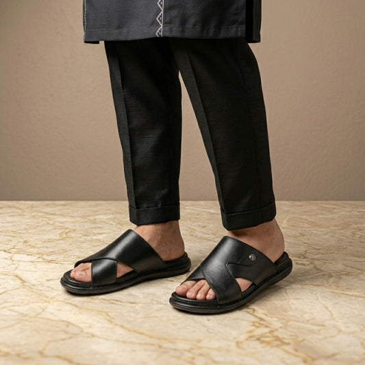 Leather Chappal for Men