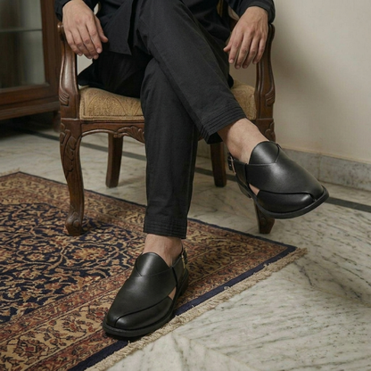 Peshawari Chappal for Men in Leather