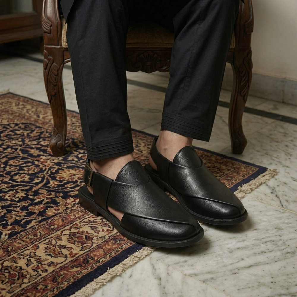 Peshawari Chappal for Men in Leather