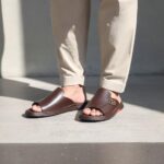 Casual Wear Men Slippers in Leather