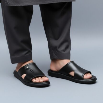Pure Leather Chappal For Men